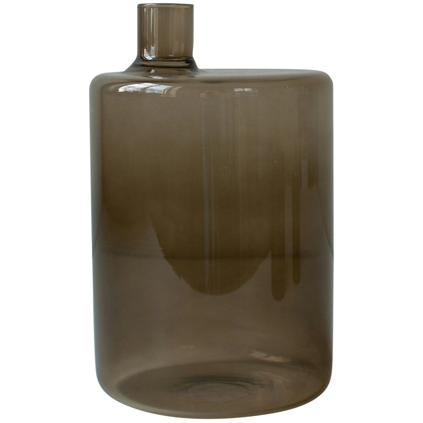 Pipe Vase 21 cm, Braun