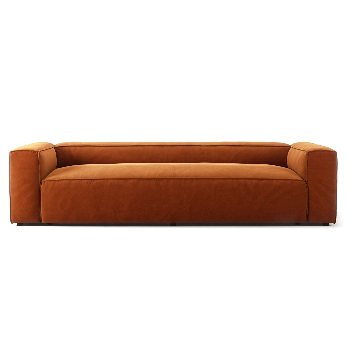 Grand 3-Sitzer-Sofa Samt, Copper Glow