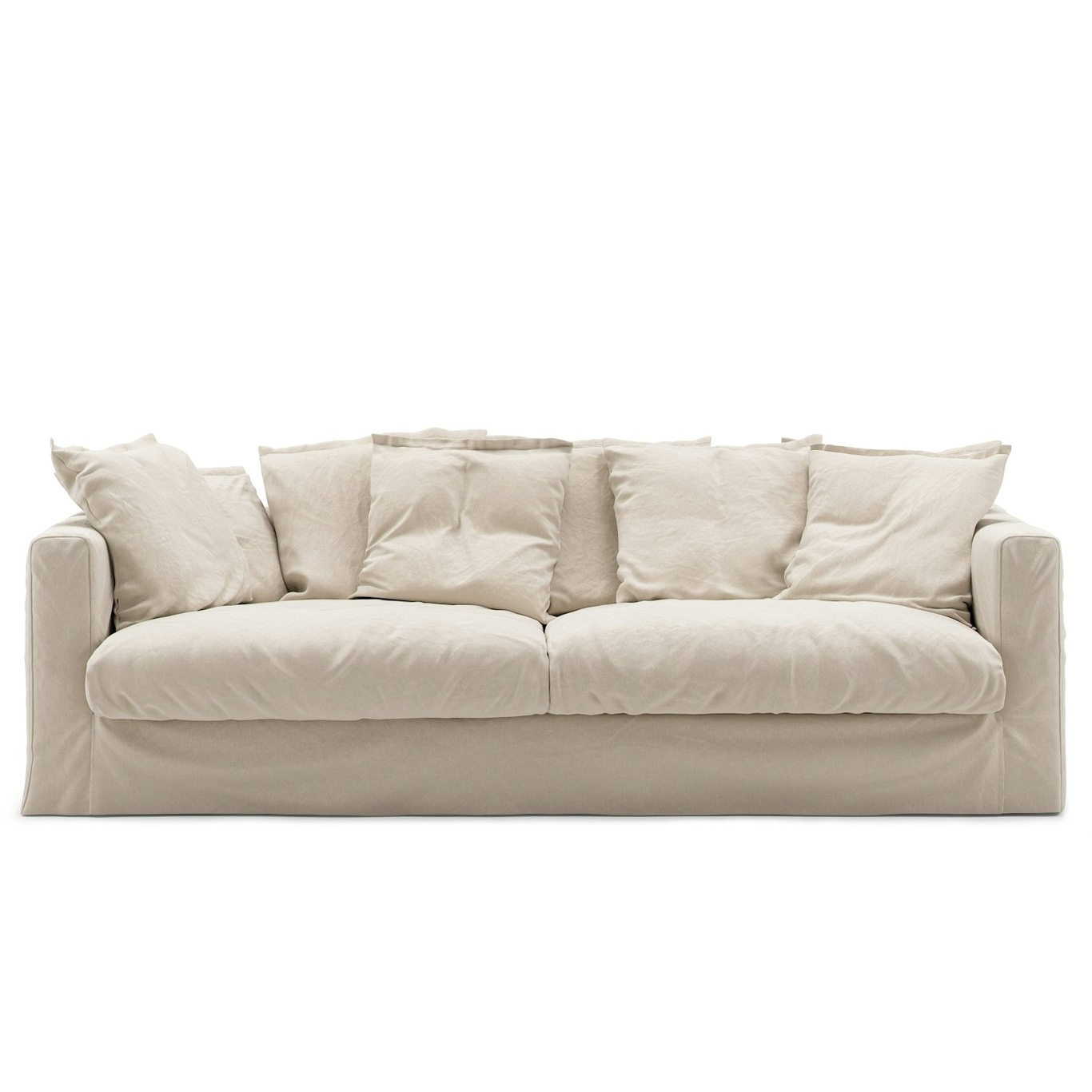 Le Grand Air 3-Sitzer-Sofa Baumwolle, Beige