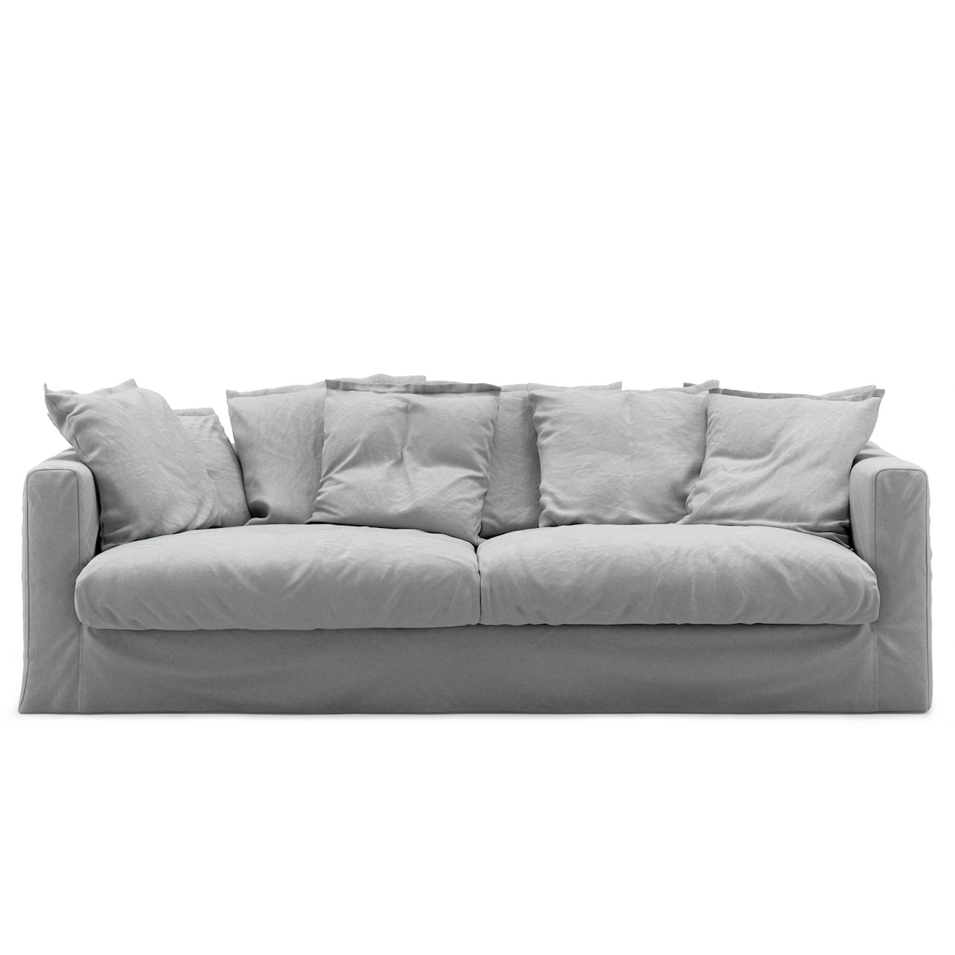 Le Grand Air Sofa 3-Sitzer Baumwolle, Hellgrau