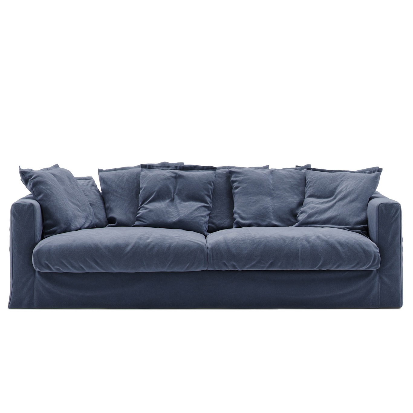Le Grand Air Sofa 3-Sitzer Baumwolle, Dunkelblau