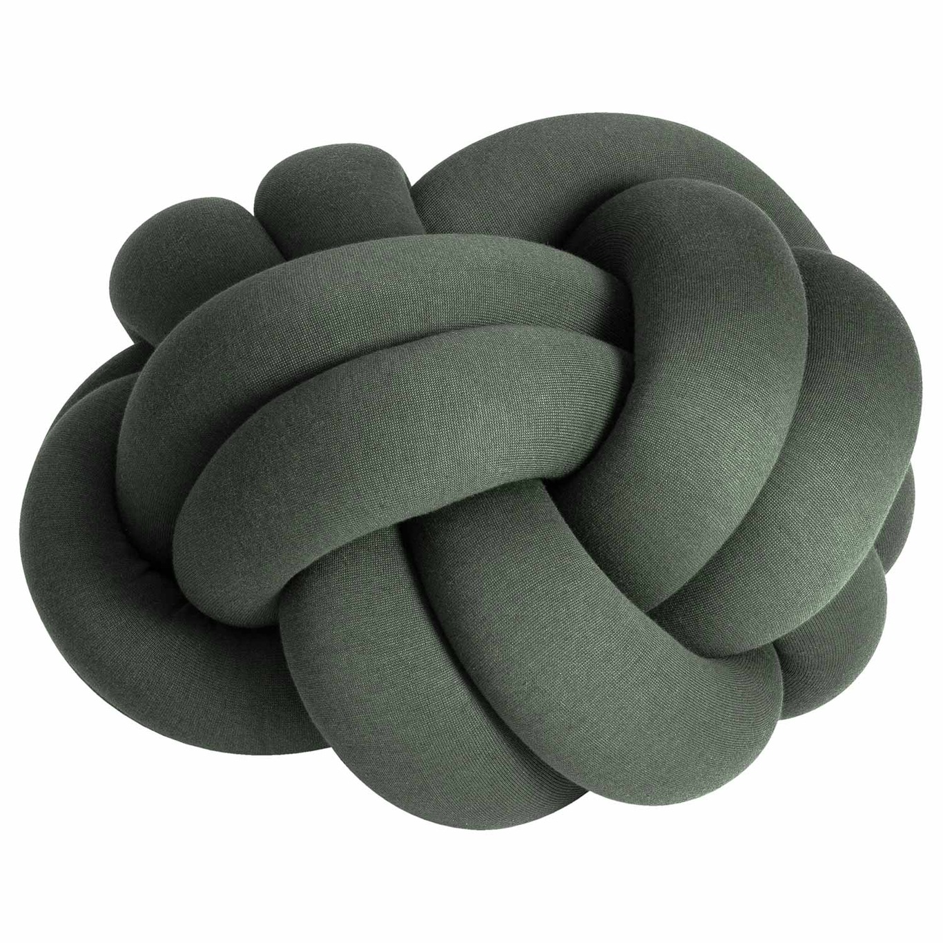 Knot XL Pouf, Forest green