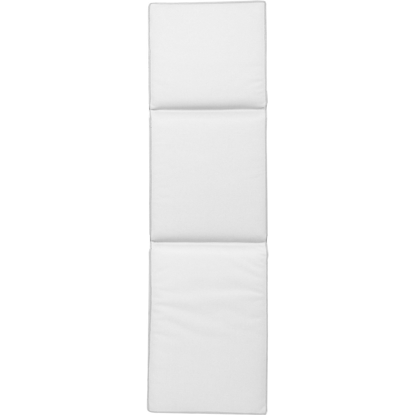 Plain Sonnenbankkissen 50x186 cm, Weiß
