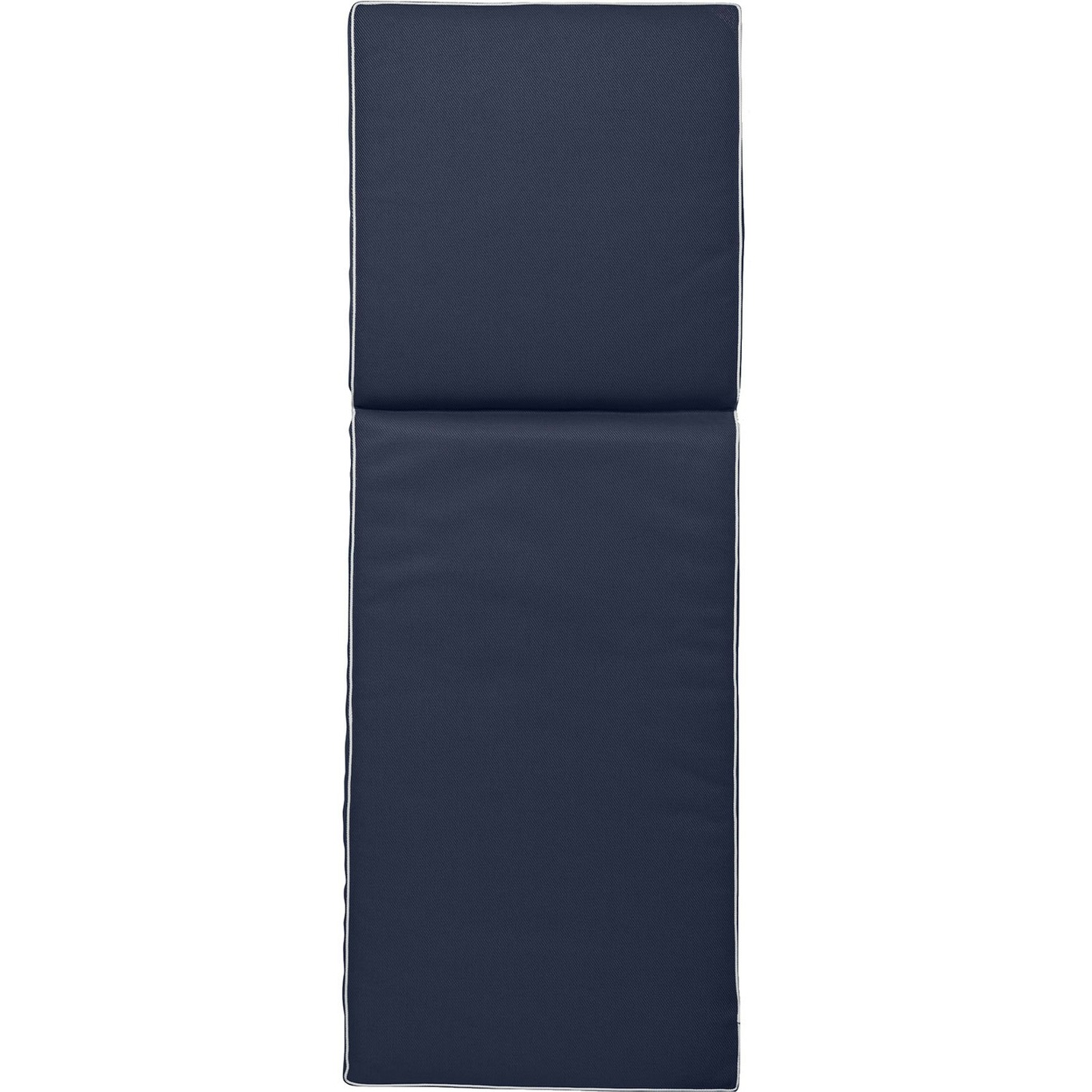 Plain Sonnenbankkissen 60x186 cm, Marineblau