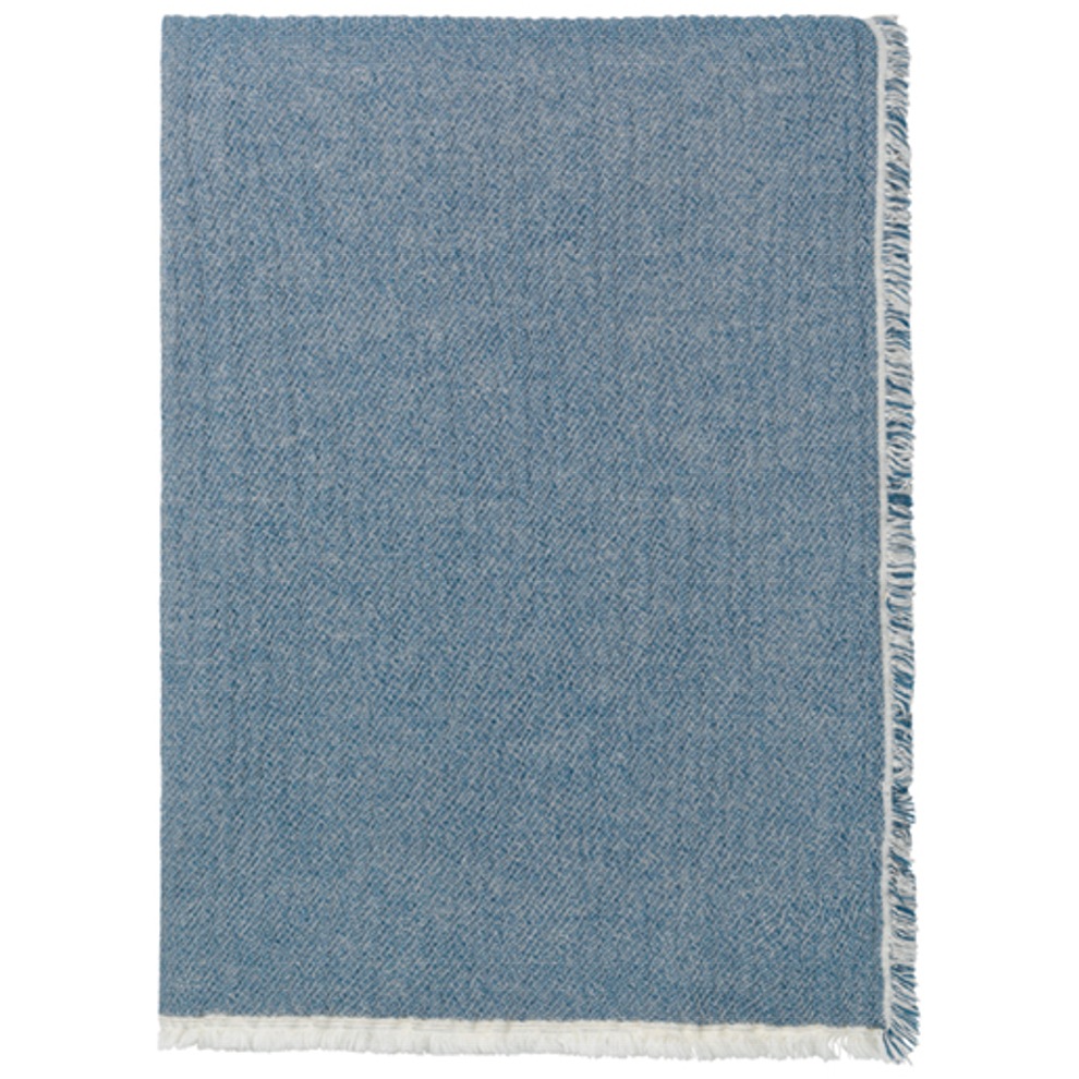Thyme Decke 130x180 cm, Blau