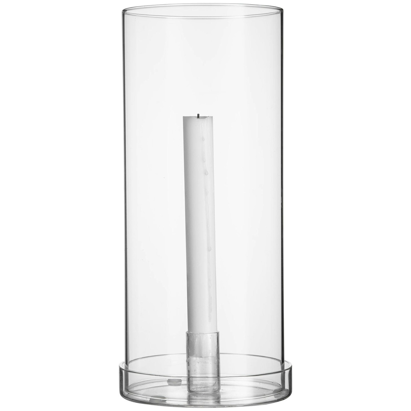 Kerzenständer Glas Klar, 29 cm