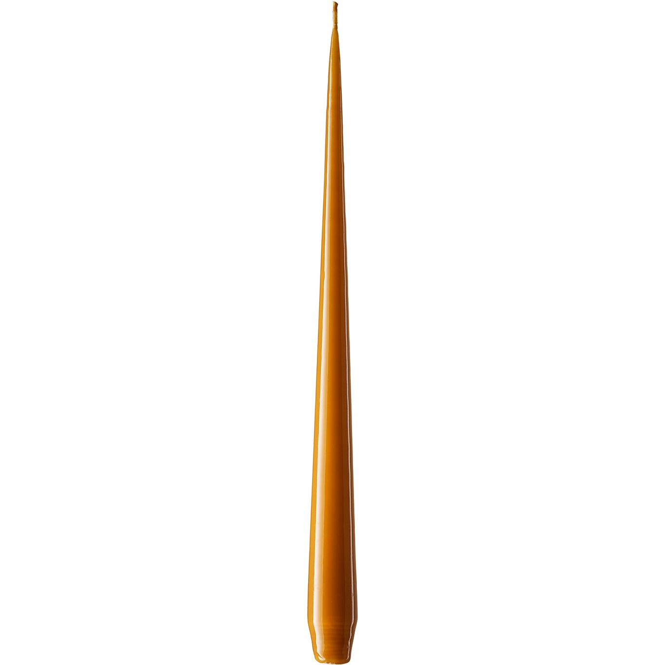 Taper Candles Lacquer 32 cm 4-pack, Warm Amber