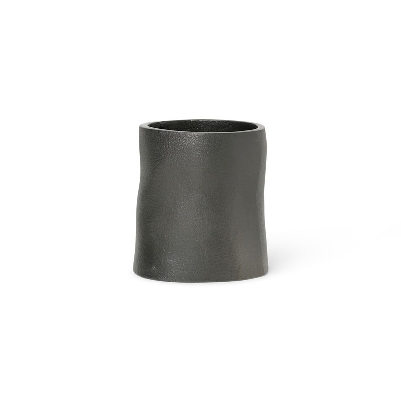 Yama Dekorative Aufbewahrung Ø7,5 cm, Blackened Aluminium