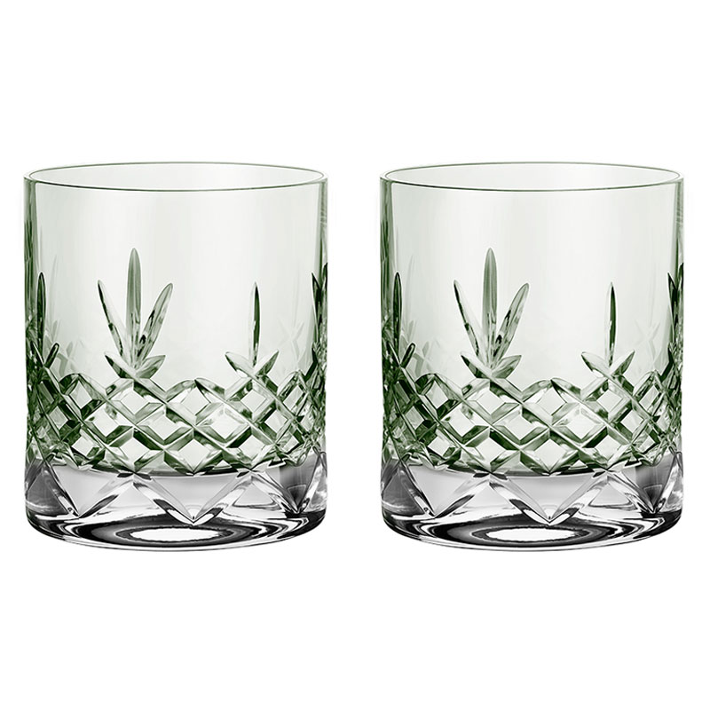 Crispy Lowballglas, 2 Stk./ Smaragd