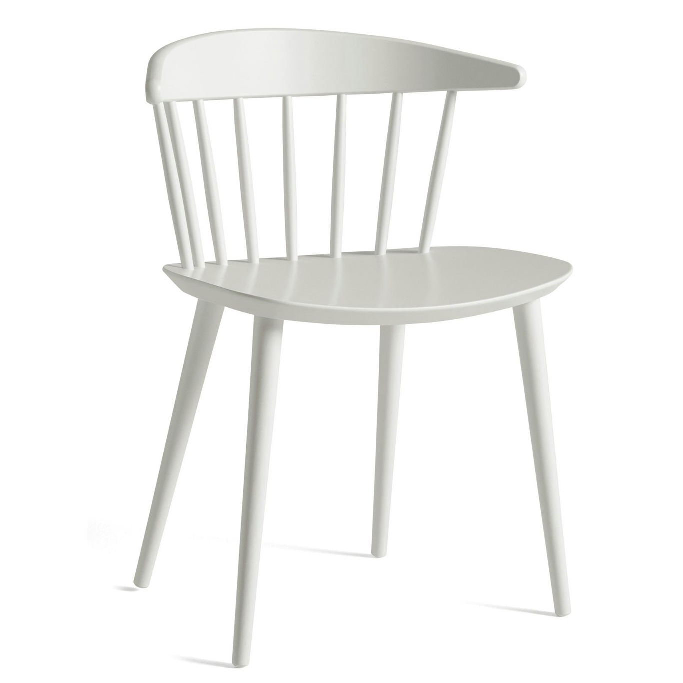 J104 Stuhl Wasserbasierter Lack, Weiß