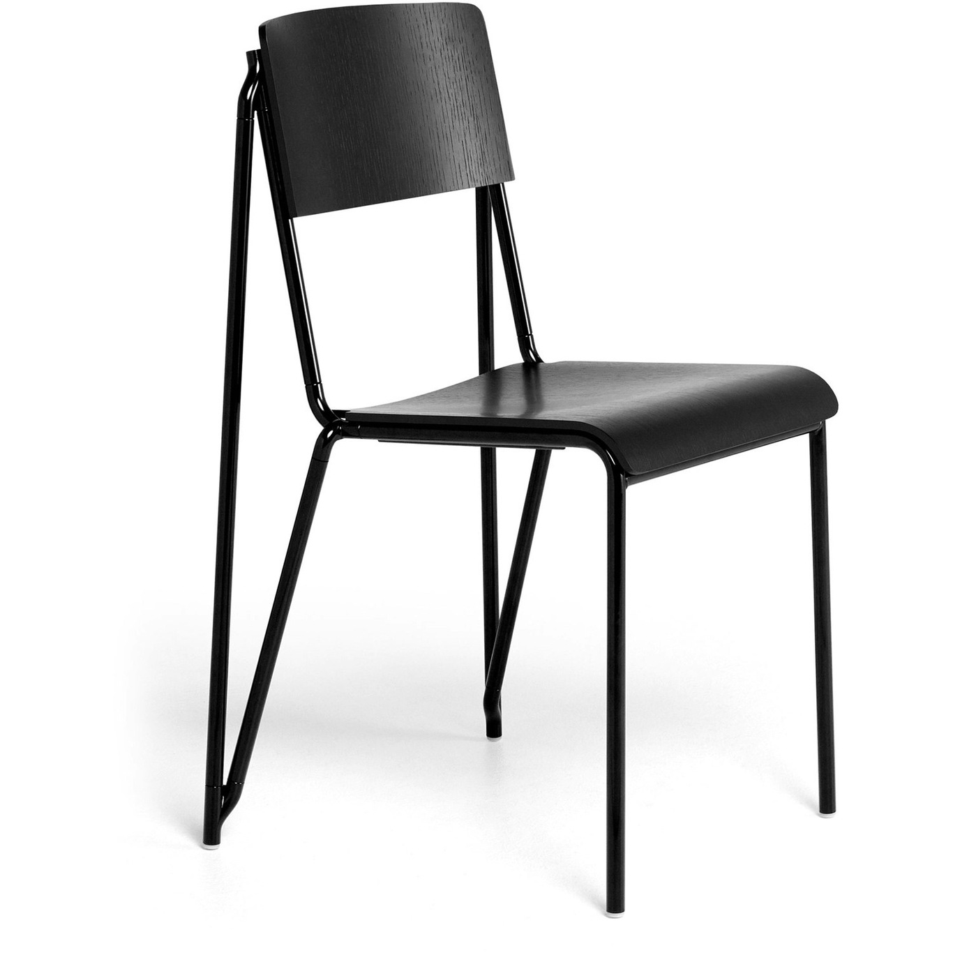 Petit Standard Stuhl, Schwarz / Schwarz