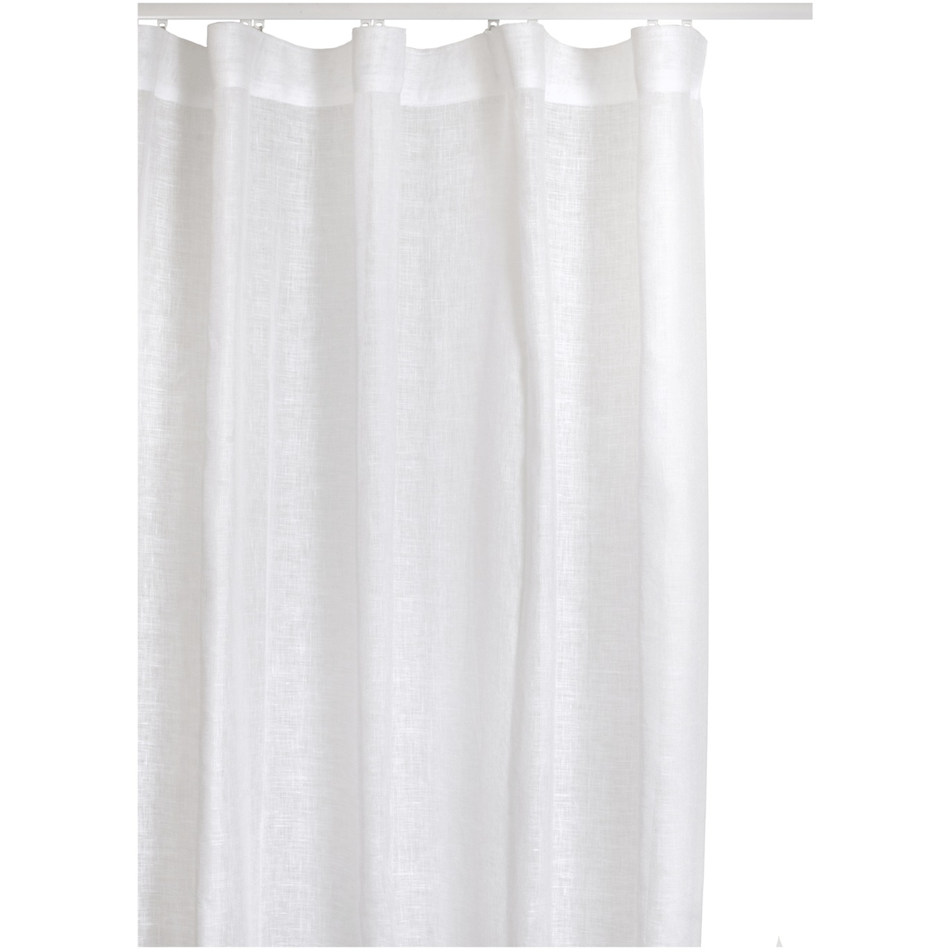 Skylight Vorhang mit Kräuselband 140x250 cm, Weiß