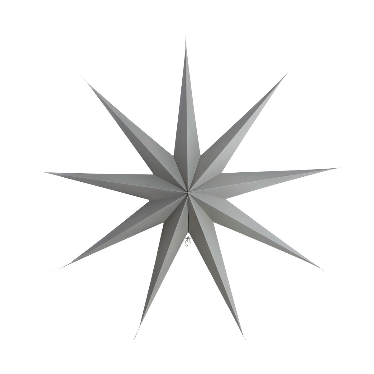 Star Papierstern 9 Spitzen 87 cm, Grau
