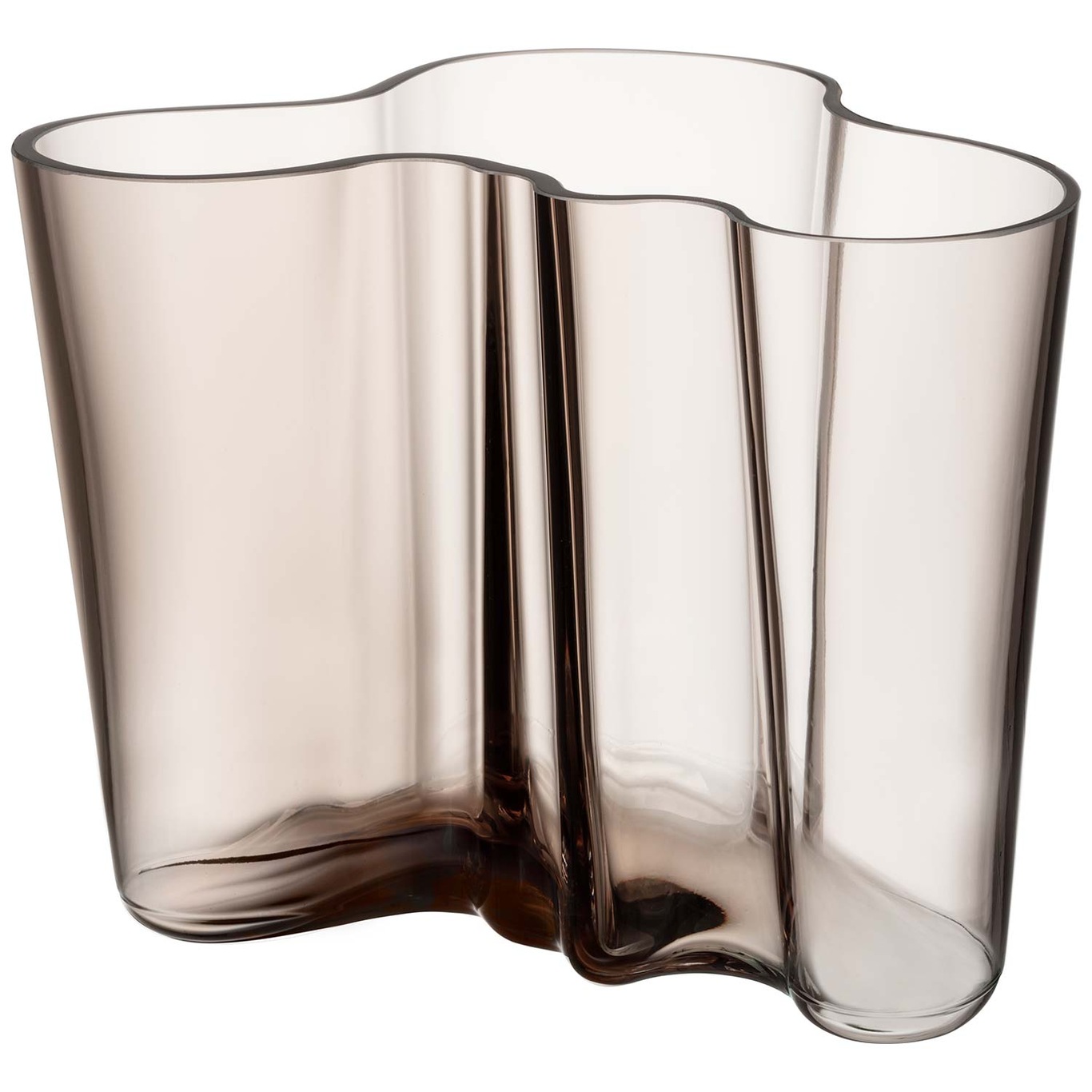 Alvar Aalto Vase, 16 cm/ Leinen
