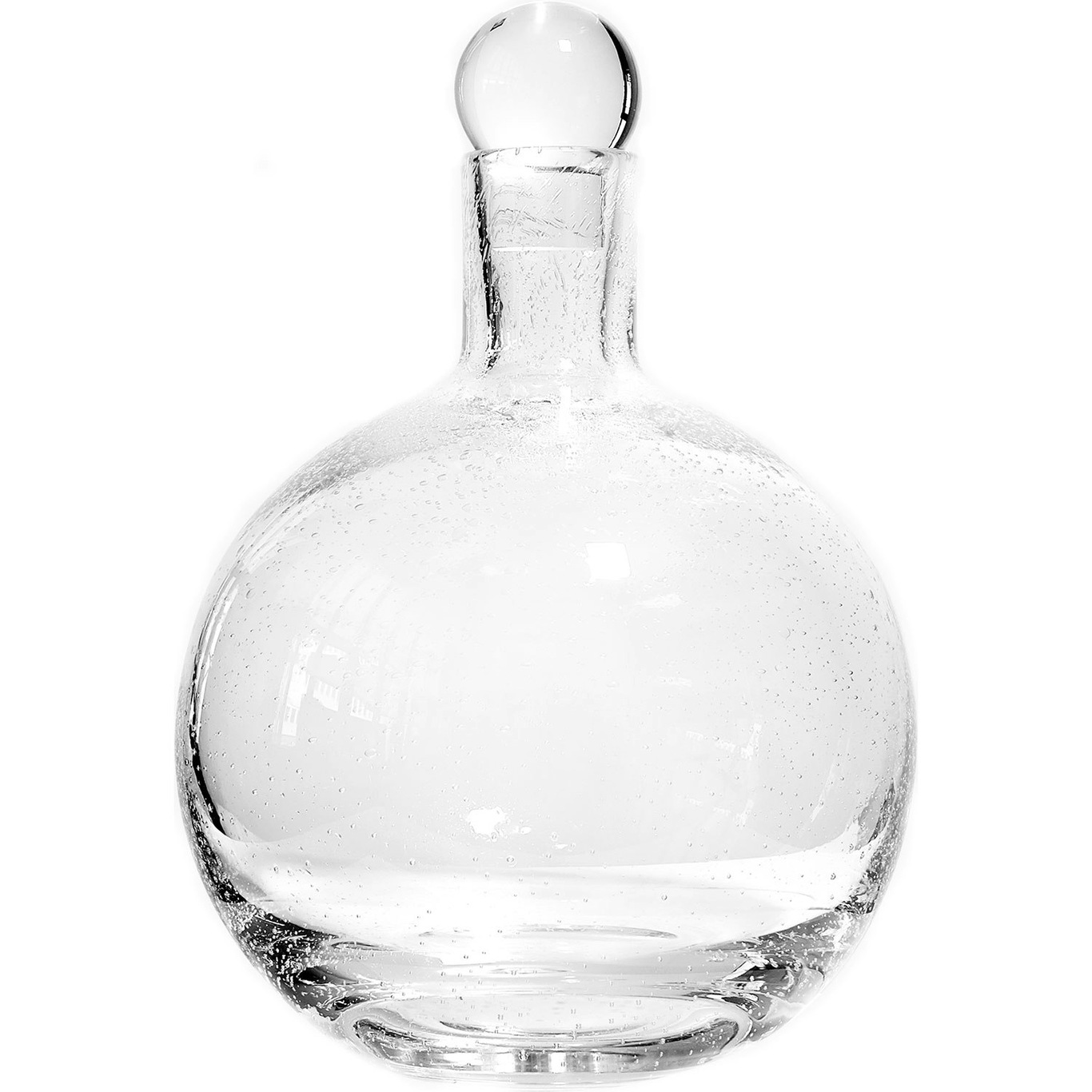 Bubble Glass round Karaffe Ø18 cm