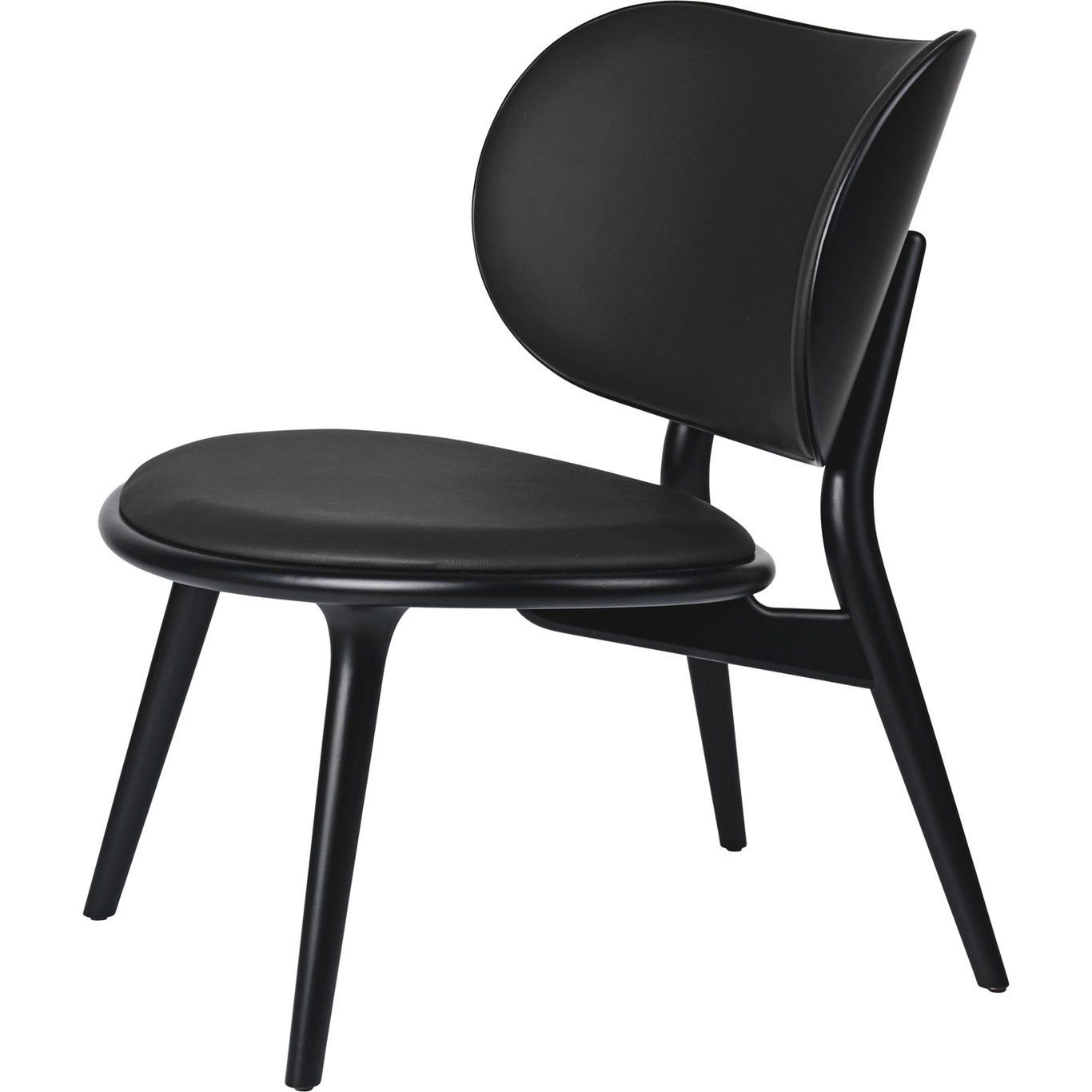The Lounge Chair Loungesessel, Schwarz Gefärbt Buche