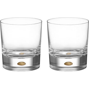 Intermezzo Whiskyglas Old fashioned 2-er Set 25 cl, Gold