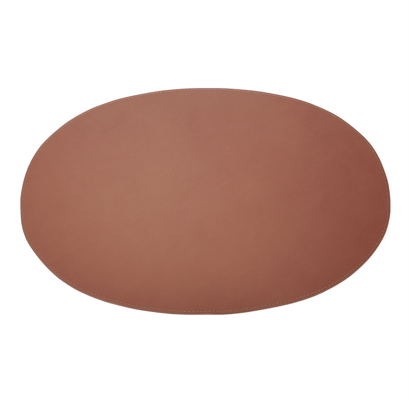 Tischset Oval, 35x48cm/ Cognac
