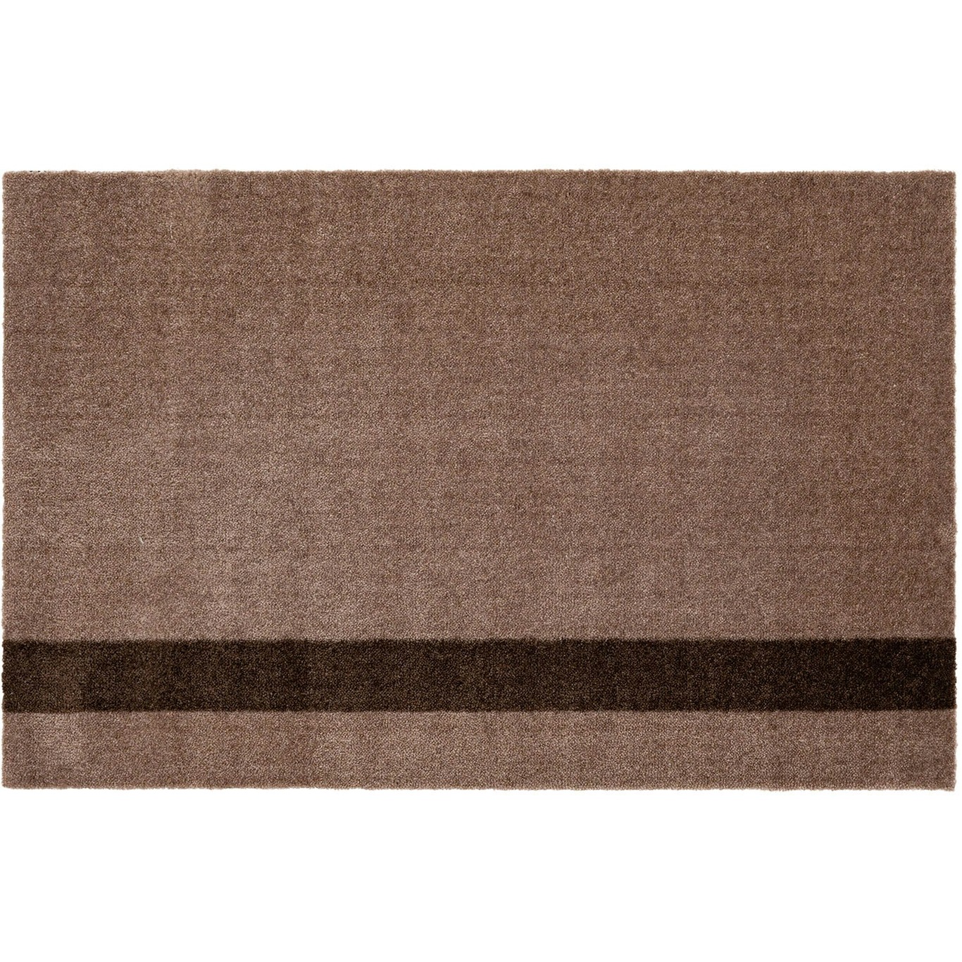 Stripes Teppich Vertikal Sandfarben/Braun, 60x90 cm