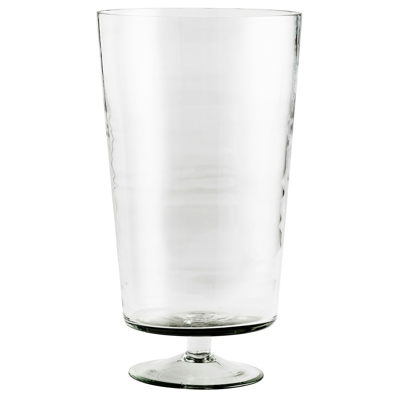 Pokal Vase Klares Glas, 36 cm