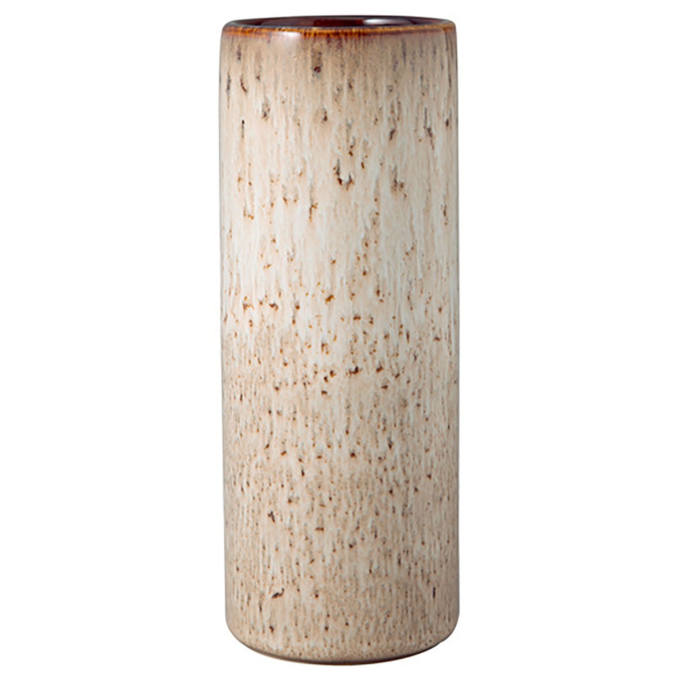 Lave Home Cylinder Vase Beige, 7,5x20 cm