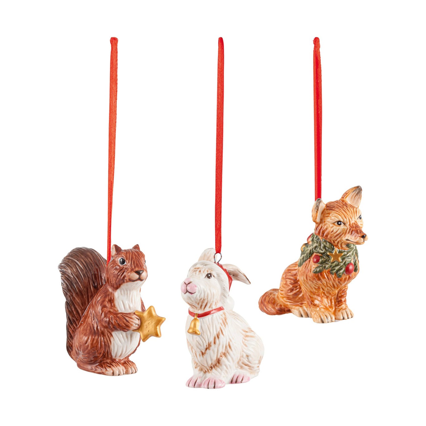 Nostalgic Ornaments Forest Animals, 3-Pack