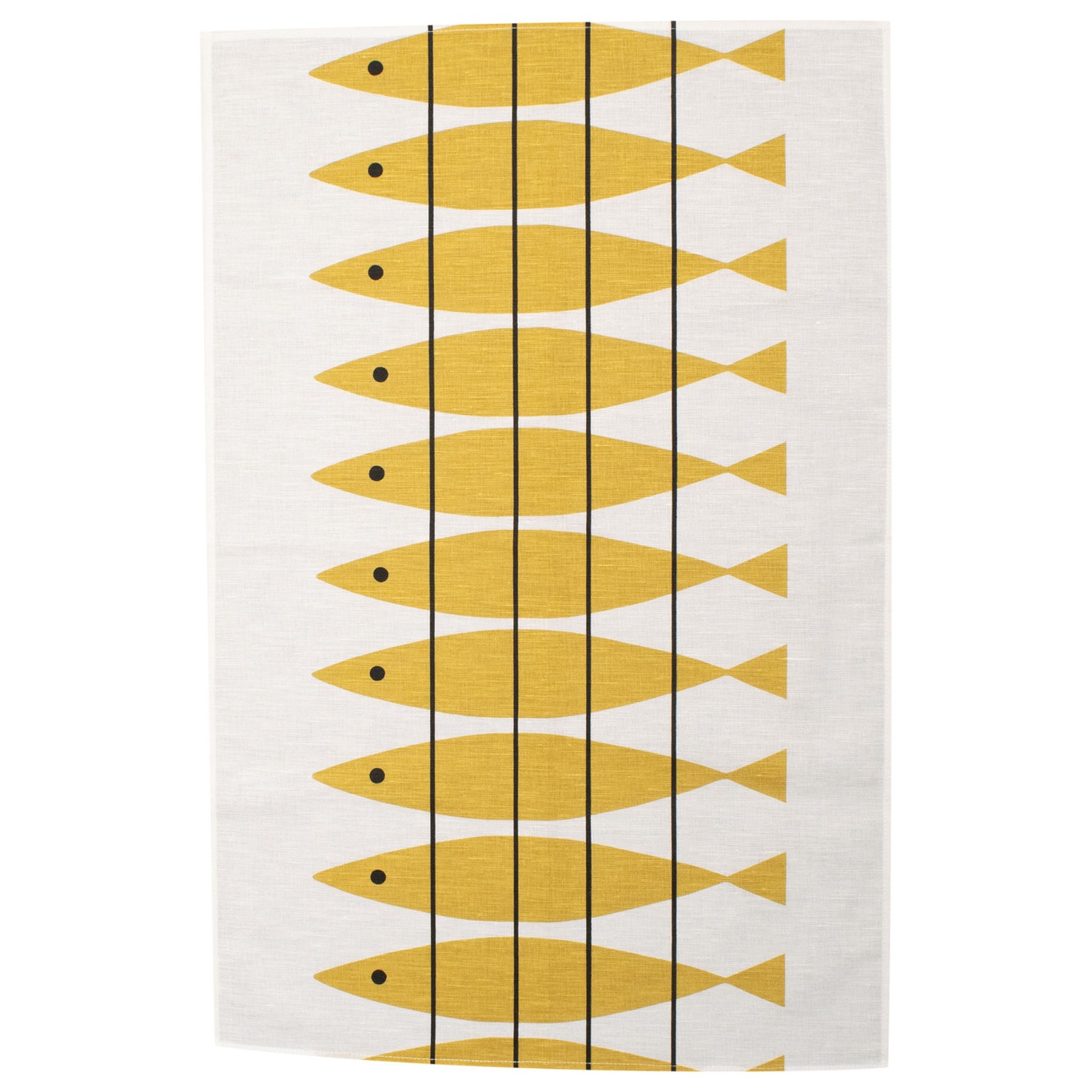 Herring Kitchen towel 47x70 cm, Yellow