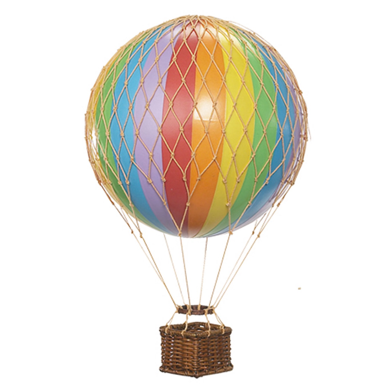 Floating The Skies Heißluftballon 13x8.5 cm, Rainbow