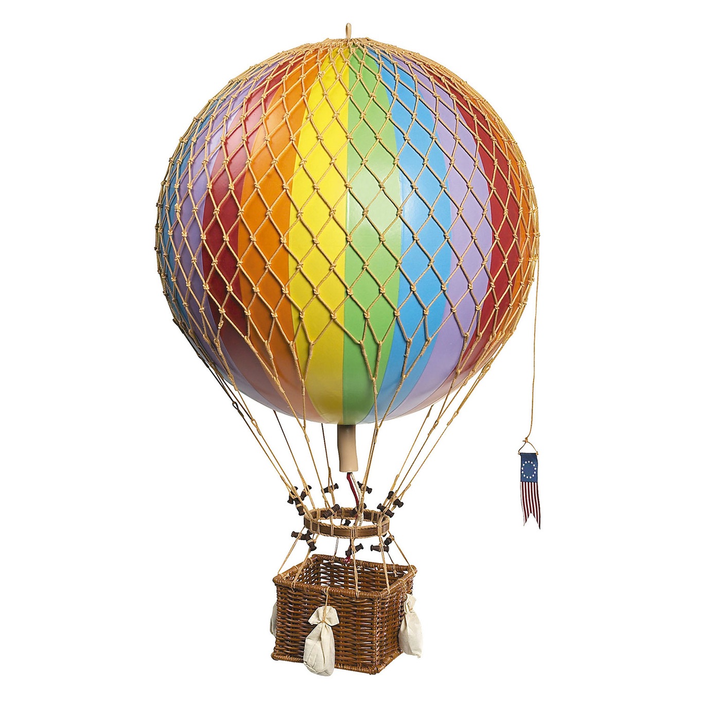 Royal Aero Heißluftballon 32x56 cm, Rainbow