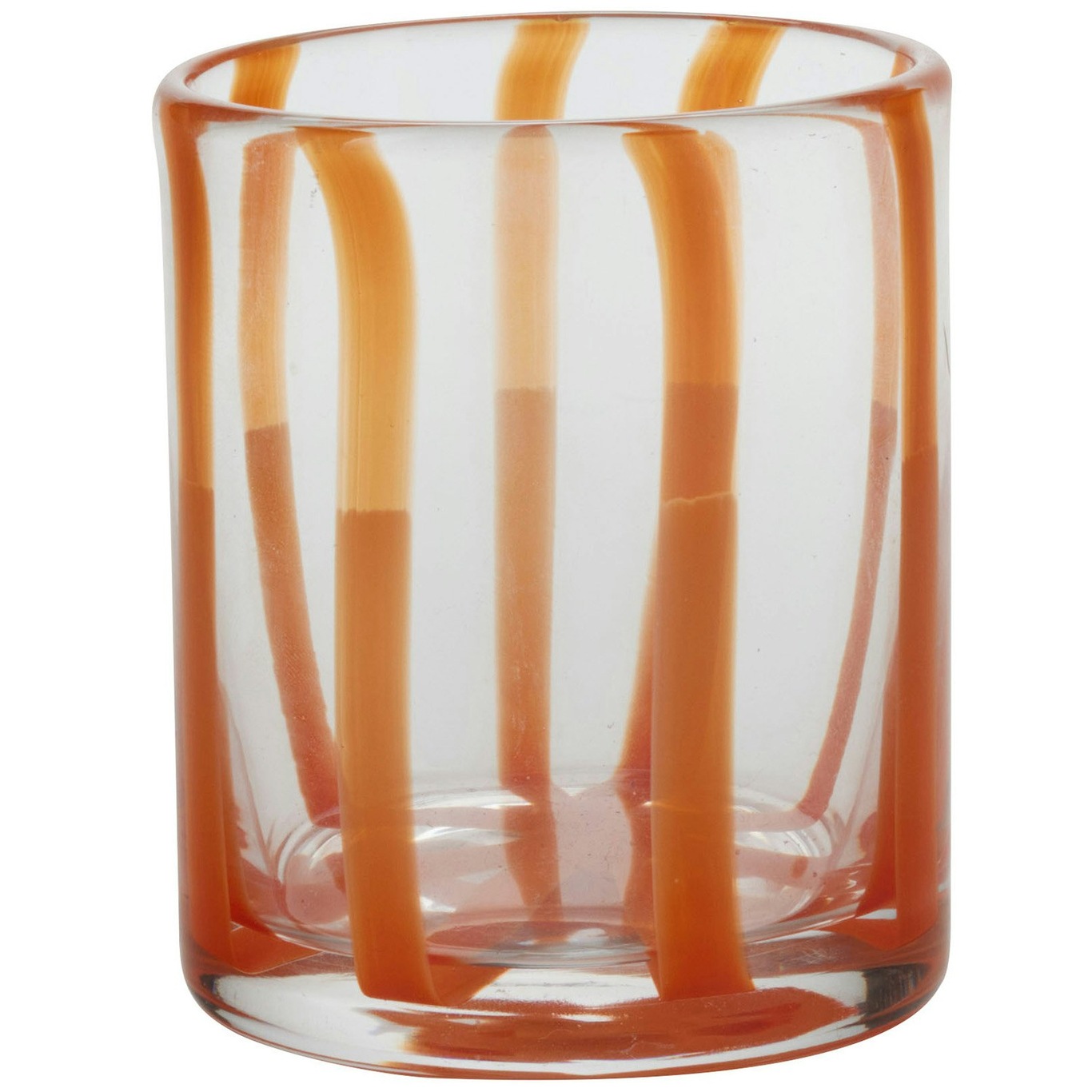 Glas 10 cm, Orange