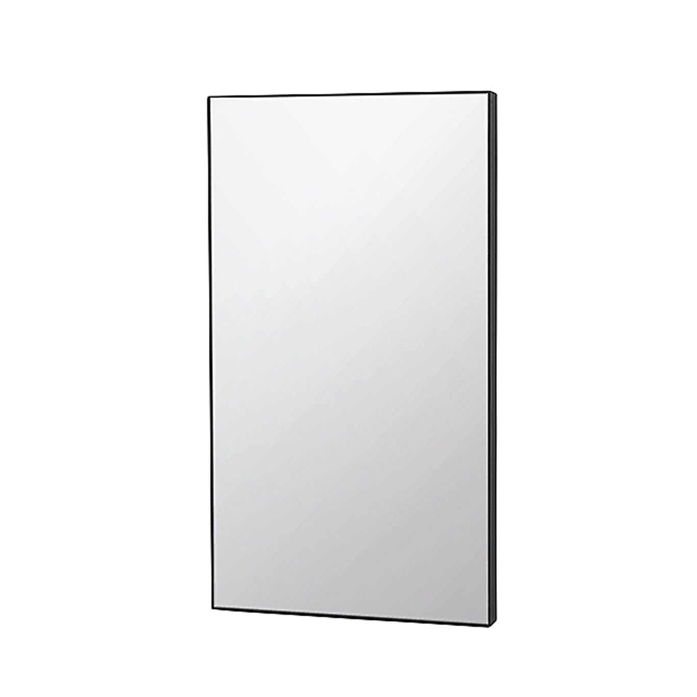 Complete Spiegel 100 cm, Schwarz