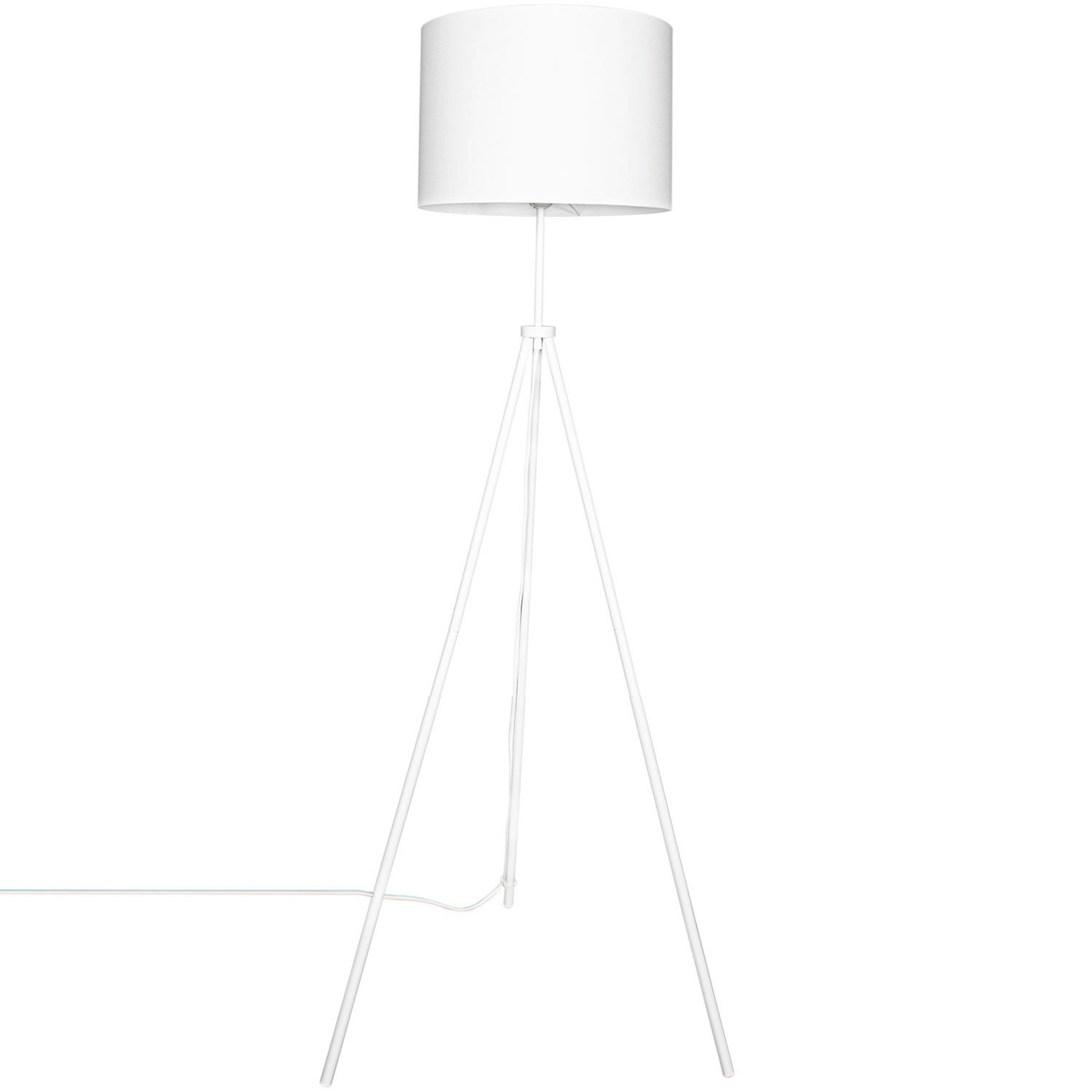 Rina Stehlampe H145 cm, Weiß