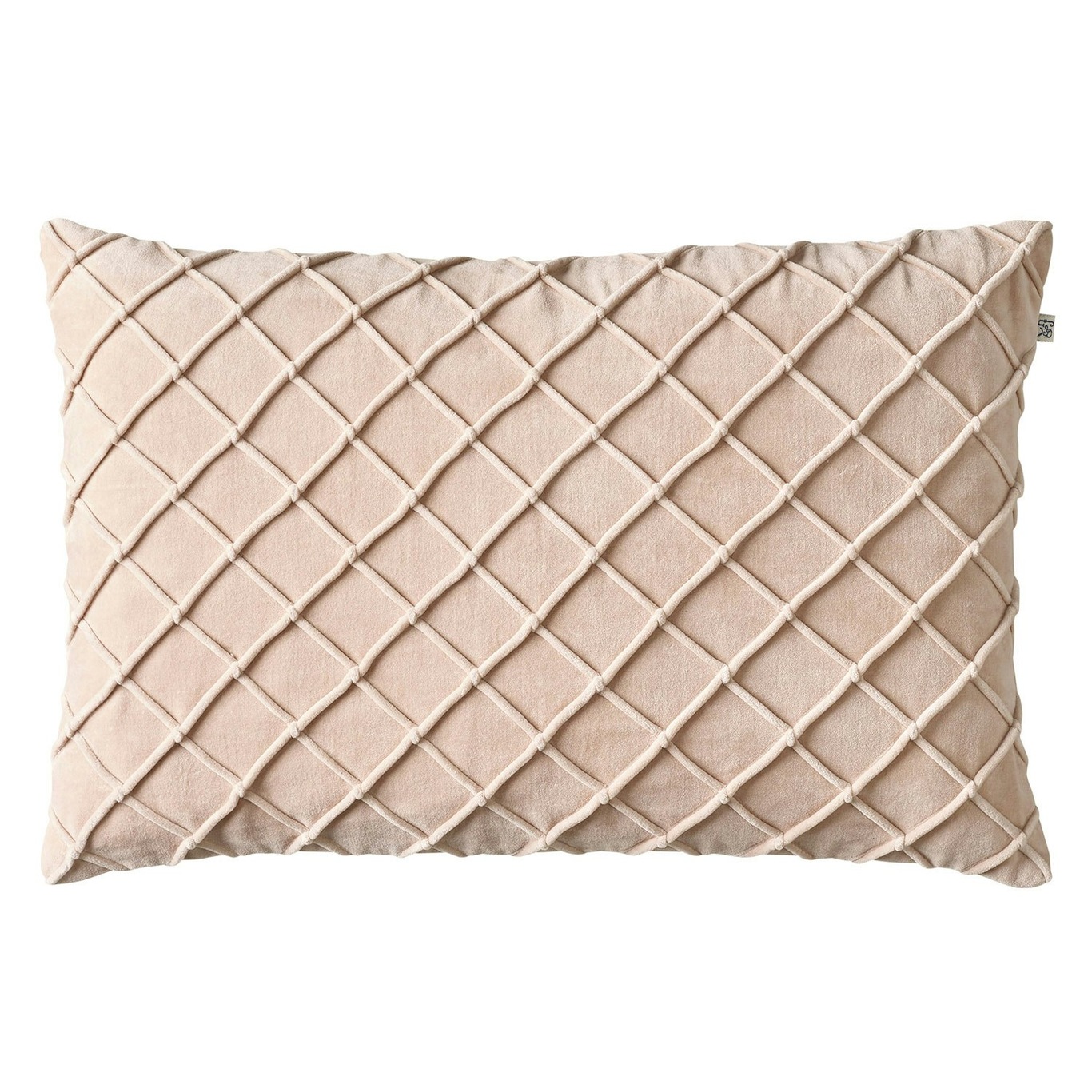 Deva Velvet Cushion Cover 40x60cm, Beige