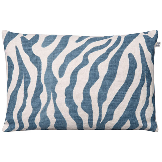 Zebra Kissenbezug 40x60 cm, Himmelblau