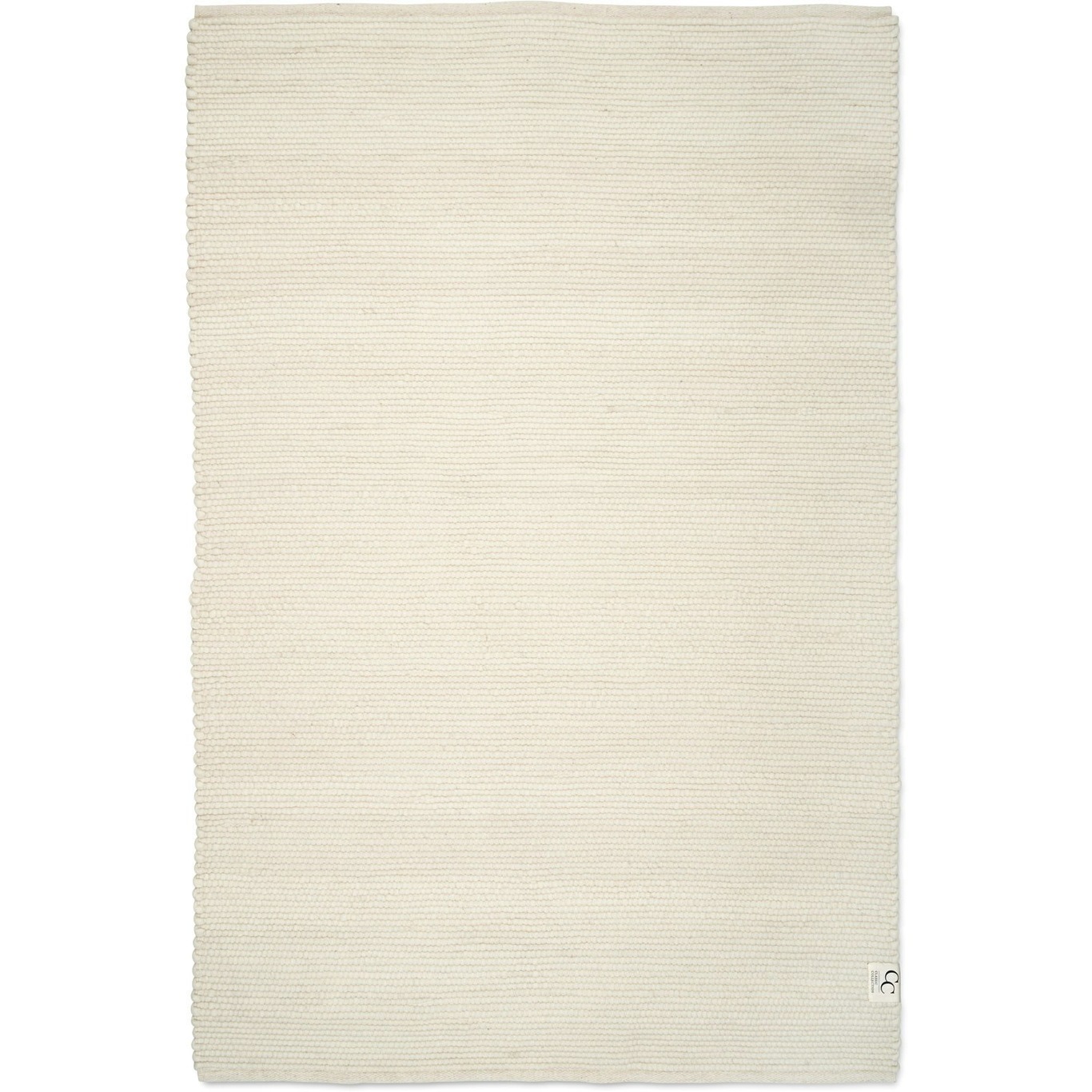 Merino Teppich 140x200 cm, Weiß