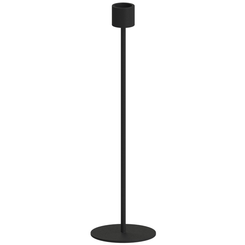 Kerzenhalter 29 cm, Schwarz