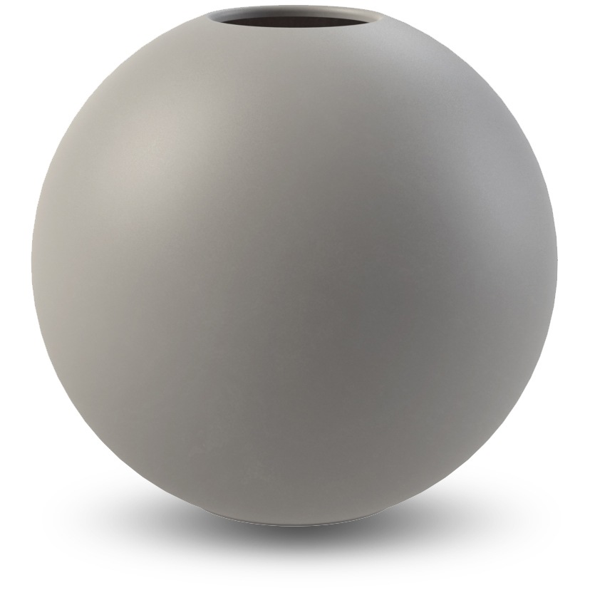 Ball Vase 10 cm, Grau