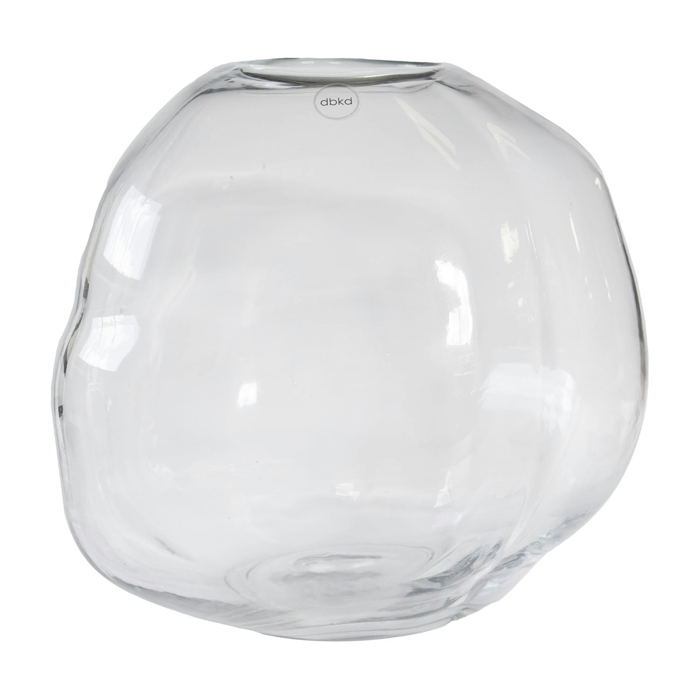 Pebble Vase Transparent, Large