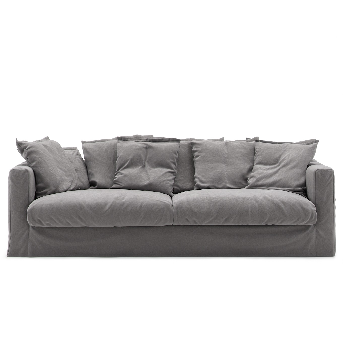 Le Grand Air Sofa 3-Sitzer Baumwolle, Grau