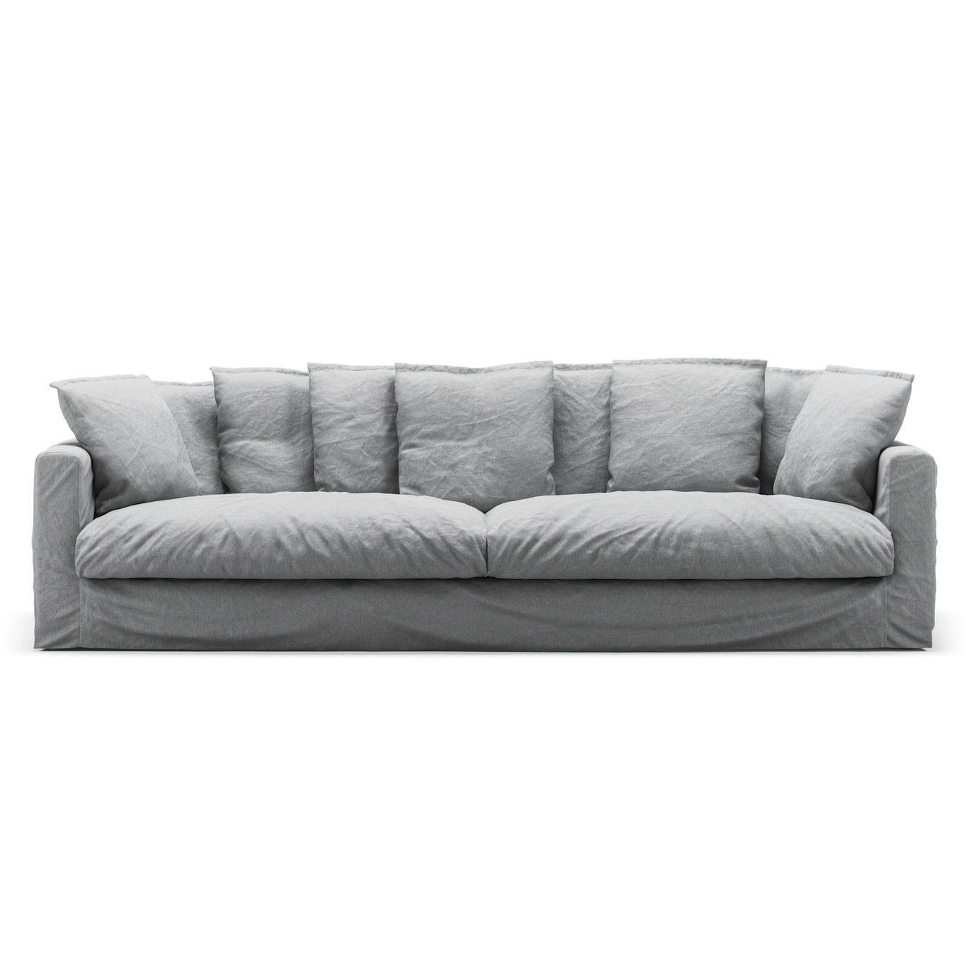 Le Grand Air XL Sofa 4-Sitzer Baumwolle, Hellgrau