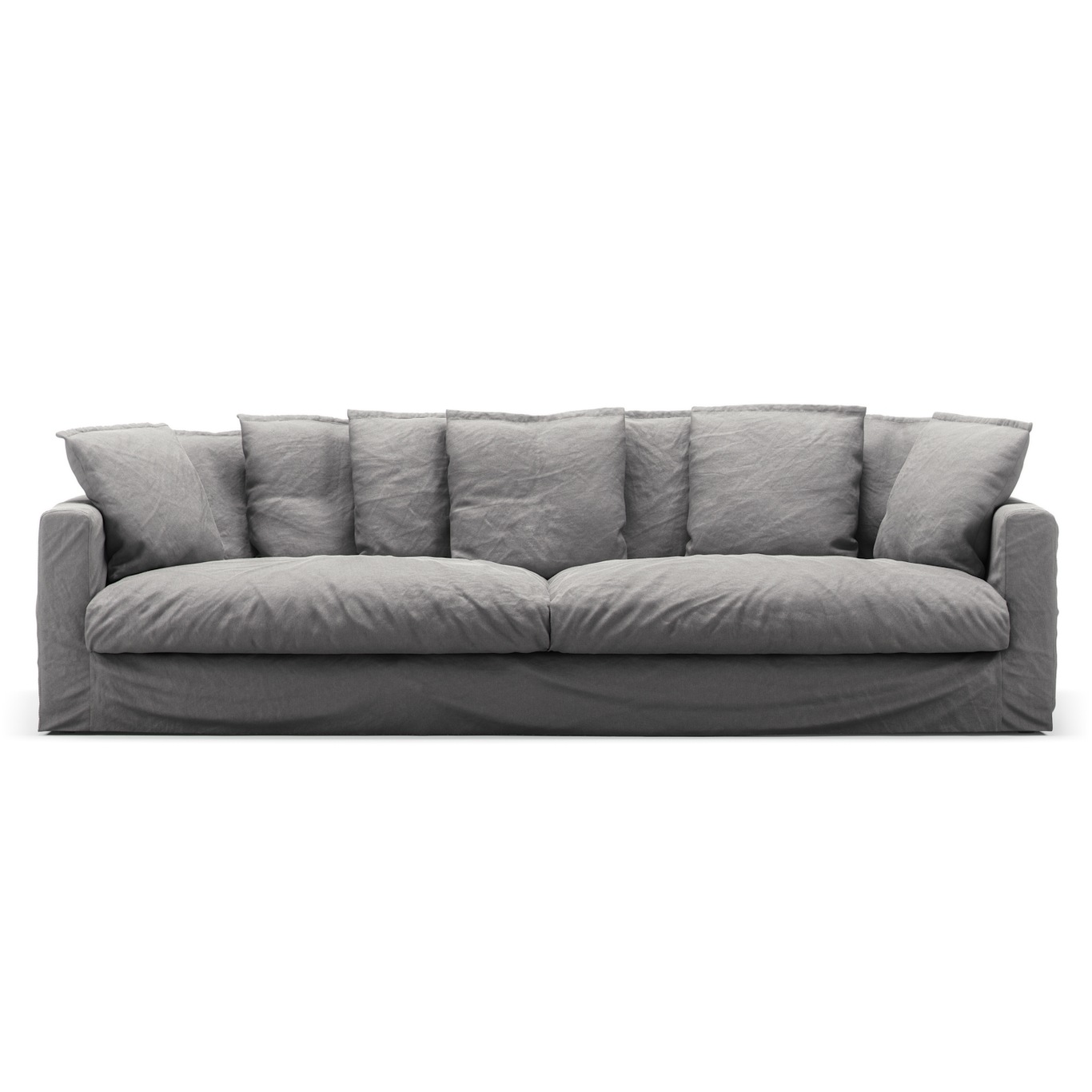 Le Grand Air XL Sofa 4-Sitzer Baumwolle, Grau