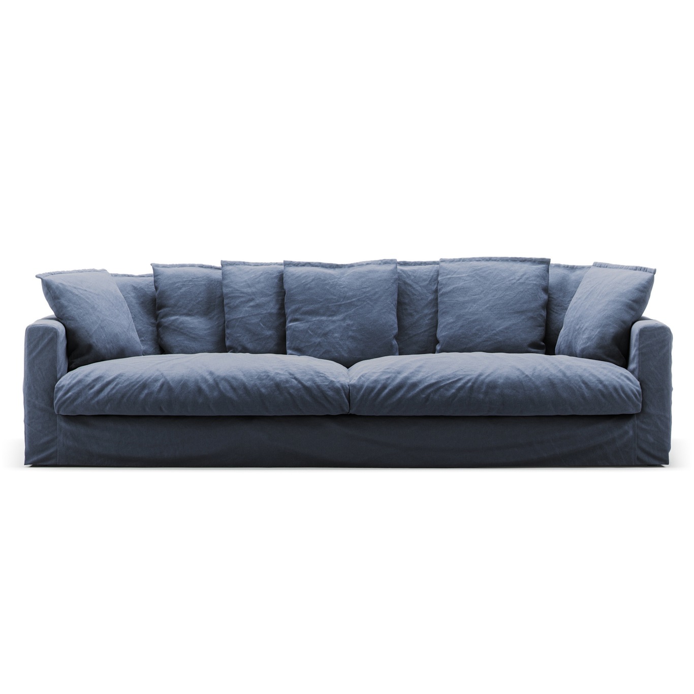Le Grand Air XL Sofa 4-Sitzer Baumwolle, Dunkelblau