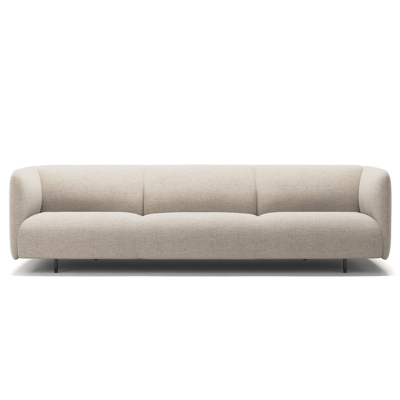 Urban 3,5-Sitzer-Sofa Panel-Gewebe, Beige Breeze