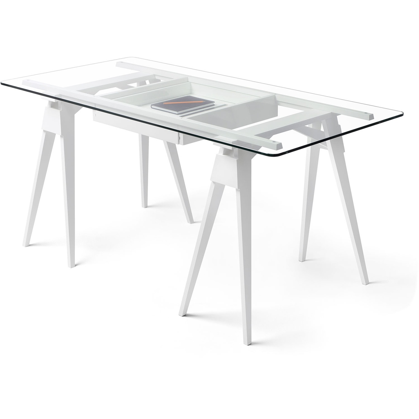Arco Schreibtisch, Weiß