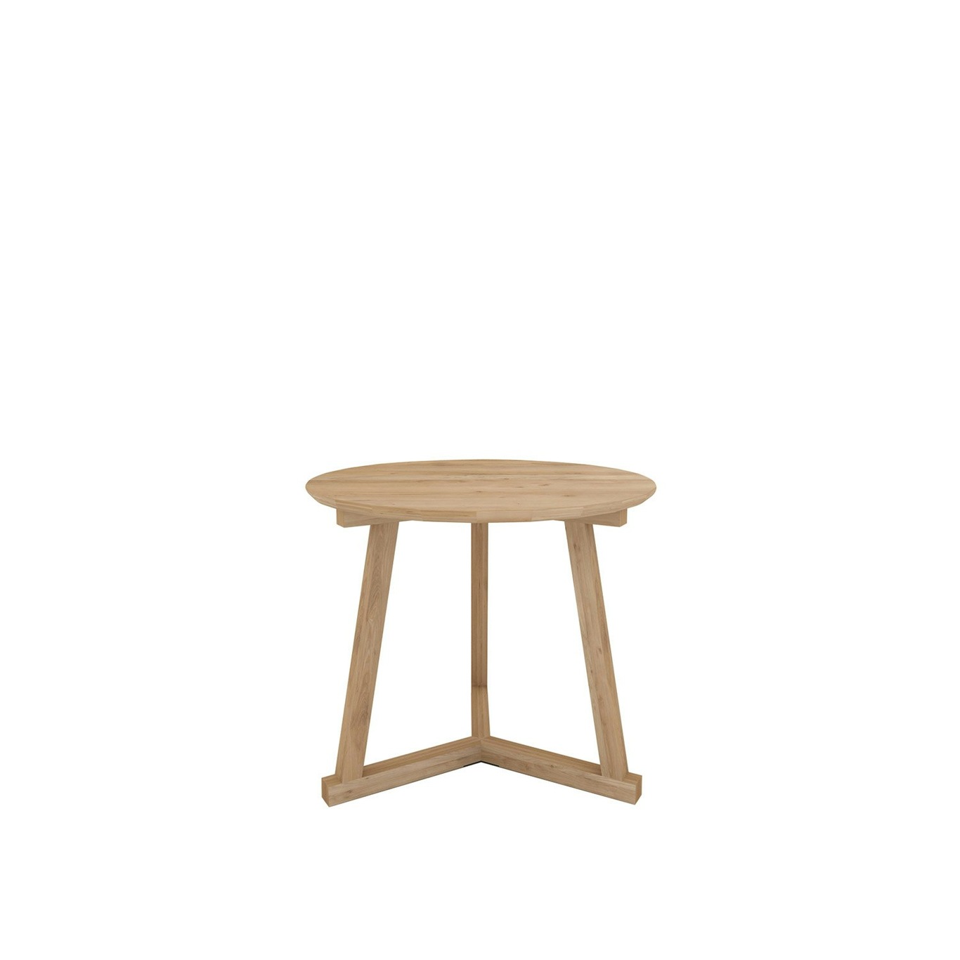 Tripod side table L, oak