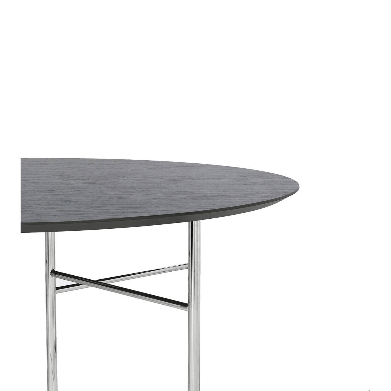 Mingle table Top Oval 150cm, Veneer Black