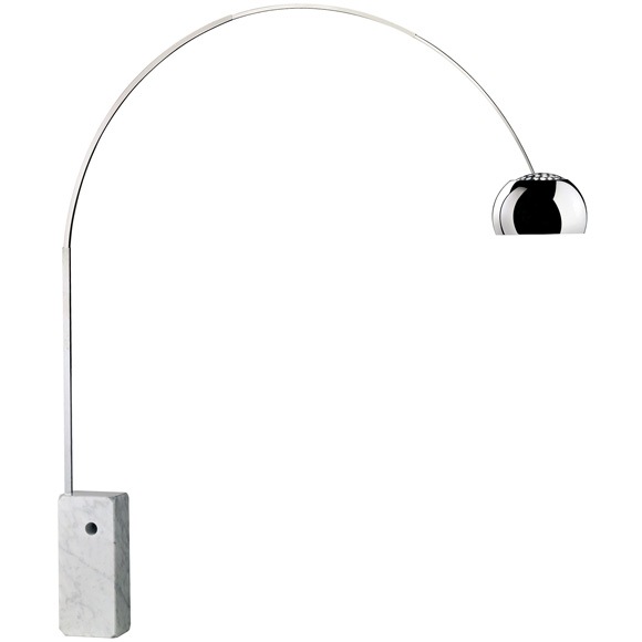 Arco Stehlampe, Marmor