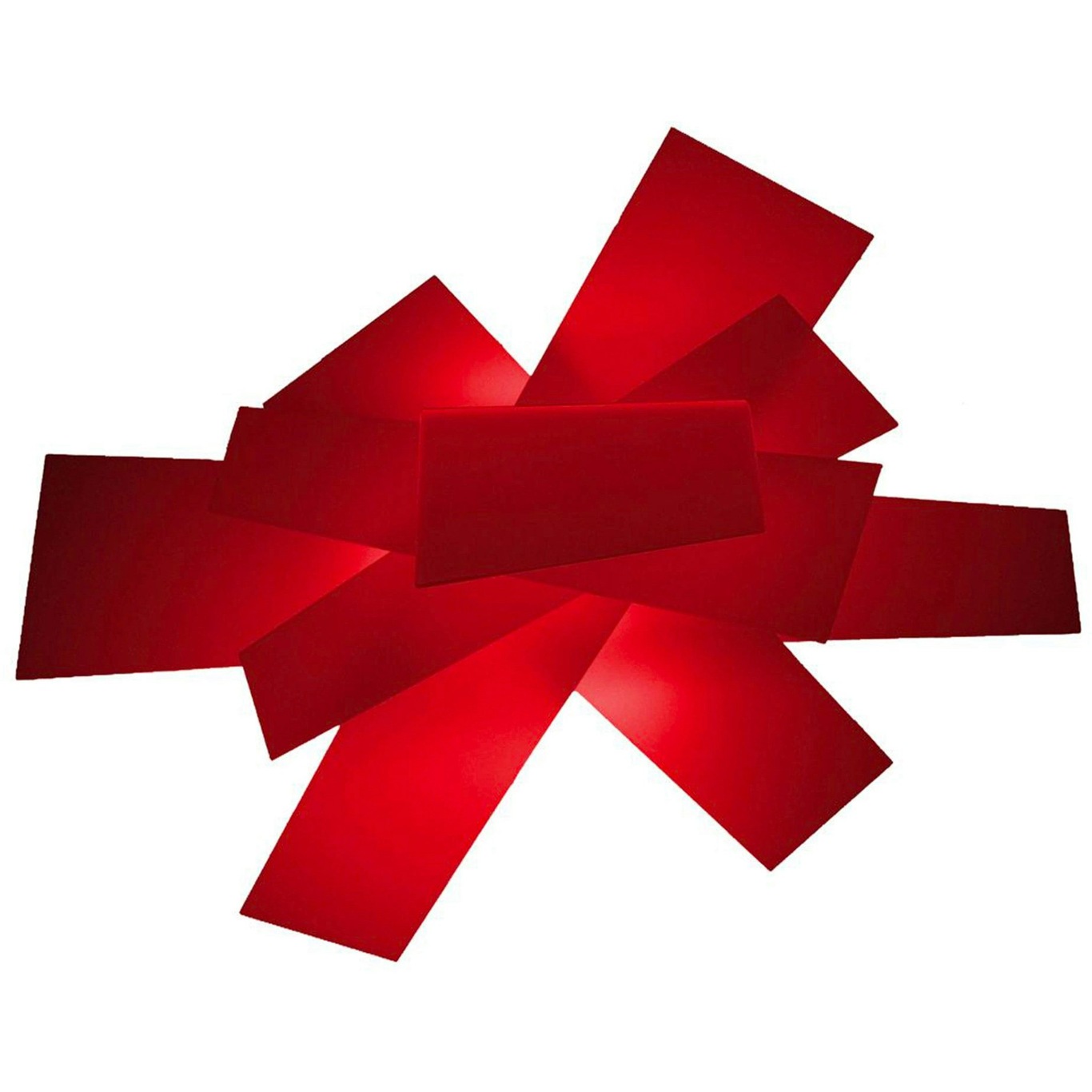 Big Bang Decken-/Wandleuchte, Rot