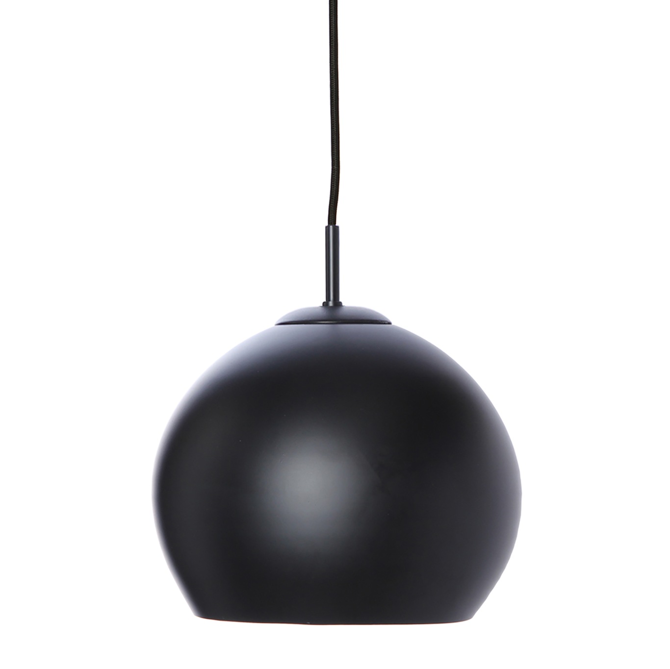 Ball metal Ceiling pendant Ø25 cm, Matt Black