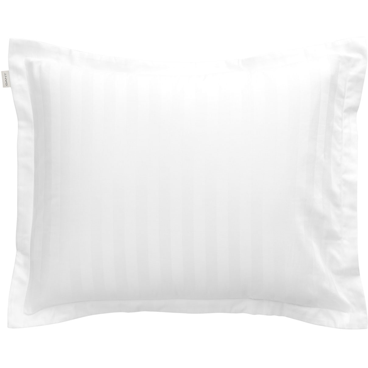 Sateen Stripe Kissenbezug 50x60 cm, Weiß